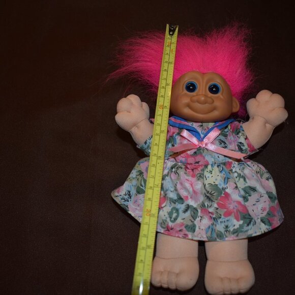 Vintage Troll Doll ~ Pink Hair ~ Russ - Picture 3 of 3